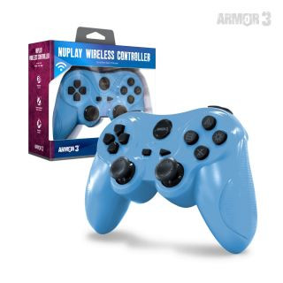 NuPlay Wireless PS3 Controller Lt Blue