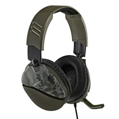 RECON 70 Gaming Headset, Green Camo, Turtle Beach, PlayStation 4, Xbox One, Nintendo Switch, Mobile Devices
