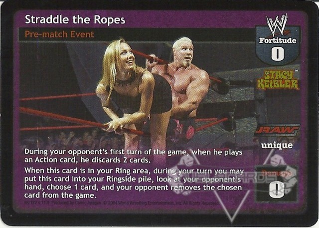 WWE Raw Deal STACY KEIBLER DIVAS OVERLOAD #32 PROMO CARD 
