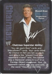 Vince McMahon Superstar Card