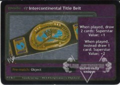<i>Revolution</i> WWE Intercontinental Title Belt