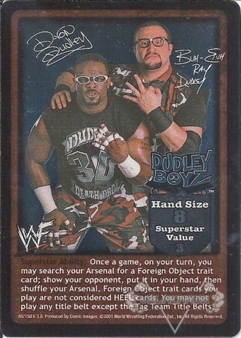 WWE/WWF Raw Deal CCG/TCG New Starter Deck Dudley Boyz 
