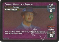 Gregory Helms, Ace Reporter - SS3