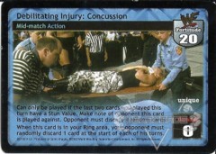 Debilitating Injury: Concussion