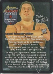 Andre The Giant Superstar Card