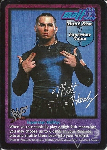 Matt Hardy Superstar Card