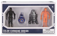 Color Changing Droids: 2 Protocol Droid and 2 Astromech Droid Action Figures