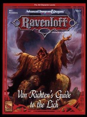 Advanced Dungeons and Dragons: Players Option: Ravenloft- Van Richtens Guide to the Lich
