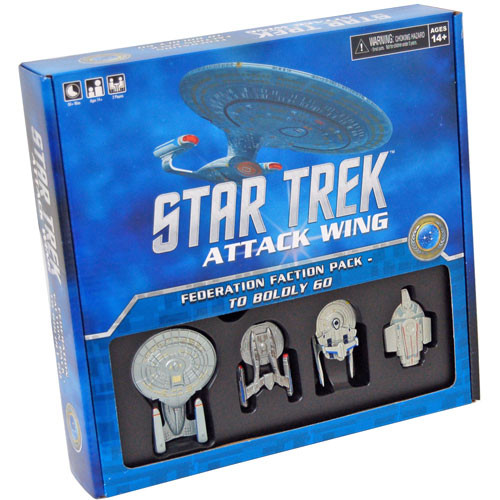 Star Trek Attack Wing: Federation Faction Pack-To Boldly Go