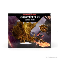 Icons of the Realms: Adult Gold Dragon