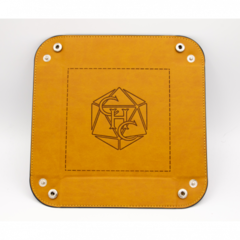 Critical Hit Collectibles: Square Dice Tray - Brown
