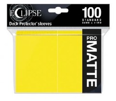 Lemon Yellow - Pro Matte Eclipse (Ultra Pro) - Standard Sleeves - 100ct