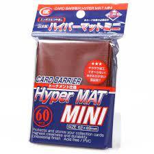 Red - Hyper Mat Mini Sleeves (KMC)