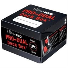 Black PRO - Dual Deck Box (Ultra Pro)