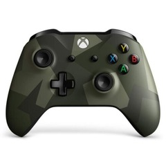 Authentic Xbox One Green Camouflage Controller