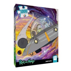 Rick and Morty Spaceship 1000 Count Puzzle