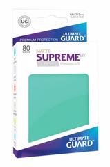 Ultimate Guard Card Sleeves: Supreme UX ‑ Matte Turquoise (80)