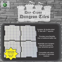 Dungeons and Dragons RPG - Dry Erase (Dungeon Tiles) - 5X5