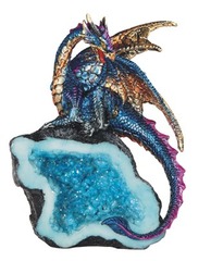 Blue Dragon with Crystal 71806