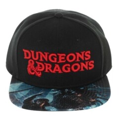 Dungeons & Dragons Logo Snapback Cap Hat