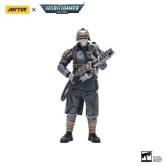 JoyToy - Warhammer 40k- Astra Militarum Death Korps of Veteran Squad - Guardsman with Flamer