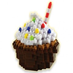 3D Pixel Puzzle - Cupcake