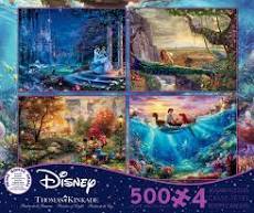 Disney Dreams 4 in 1 500 Piece Puzzle