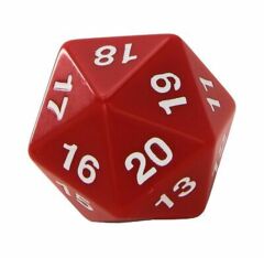 Red One 55mm 20-Sided Die