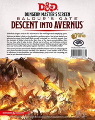 Dungeons & Dragons - Descent Into Avernus - Dungeon Master's Screen
