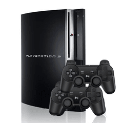Playstation 3 - Non-Backwards Compatible (PS3) - 2 Aftermarket Controllers