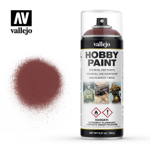 Vallejo Spray Primer: Glory Red 400 ml.