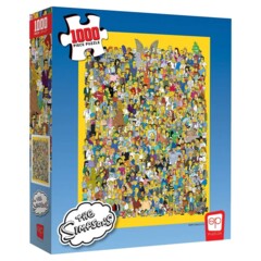 The Simpsons: Cast of Thousands (1000 Piece Puzzle)