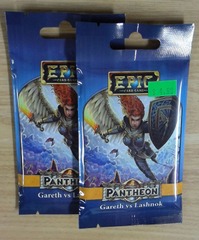 2x Gareth vs Lashnok: Pantheon: Booster Pack: Epic Card Game