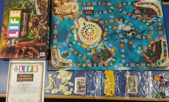 Islands & Rocks Game Of Life Pirates Of The Caribbean Dead Man's Chest Pieces 