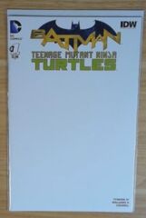 Batman Teenage Mutant Ninja Turtles: #1 BLANK VARIANT 9.2 NM