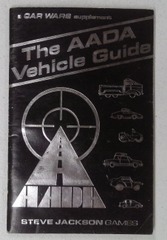 V00044: The AADA Vehicle Guide: Car Wars: 7113: READ DESCRIPTION