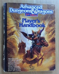 V013: Player's Handbook: 1989: 2E: READ DESCRIPTION*