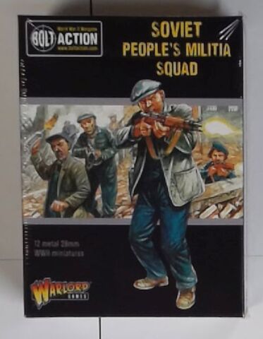 Soviet Peoples Militia Squad Warlord Games Bolt Action 