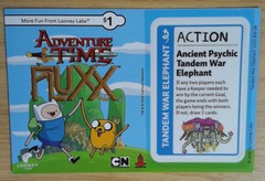 Adventure Time Fluxx: Ancient Psychic Tandem War Elephant Promo 2015