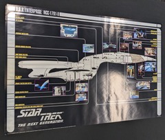 RJ0156: Star Trek: U.S.S. Enterprise NCC-1701-D: Poster: PTW715