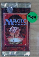 EMPTY BOOSTER PACK: Magic The Gathering: 4th Edition: V029