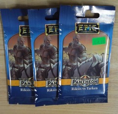 3x Riksis vs Tarken: Pantheon: Booster Pack: Epic Card Game