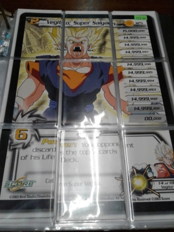Dragonball GT Vegito Limited Edition Collectors Tin CCG Trading Card Game 