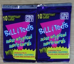 2x Bill & Ted's Most Atypical Movie Cards Packs: READ DESCRIPTION