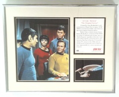 RJ0132: Star Trek: The Original Series: Framed: 11 x 14 Matted Lithograph Print: #11-009: COA