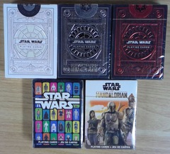 Lot of 5x Star Wars: Playing Cards: READ DESCRIPTION