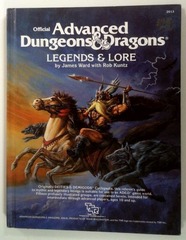 V136: AD&D Legends & Lore: 2013: 7th Printing: 1988