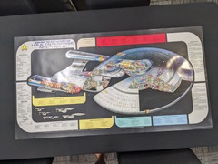 RJ0141: Star Trek: The Next Generation: U.S.S. Enterprise NCC-1701-D: Cutaway Poster