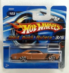 2005 Hot Wheels #103: 1964 Buick Riviera 3/5: Muscle Mania