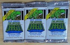 3x Erik Larsen The Savage Dragon Collector Cards Packs: READ DESCRIPTION